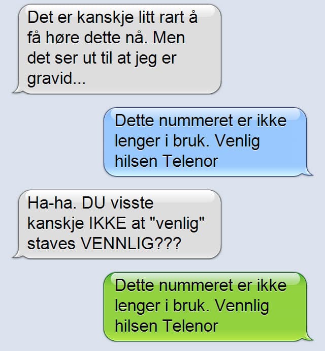 Godt forsøk...